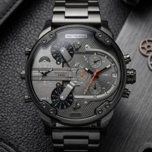 Big Daddy black-grey multi-dial watch