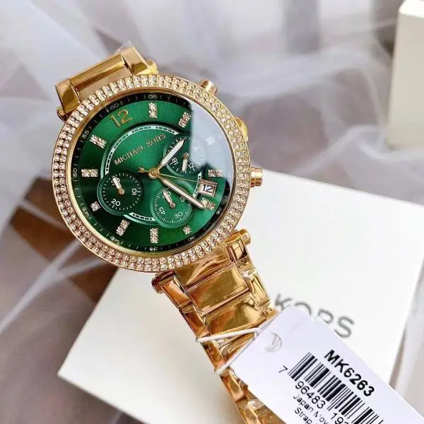 MK Parker Gold-Green With Brand BoX. - Image 3